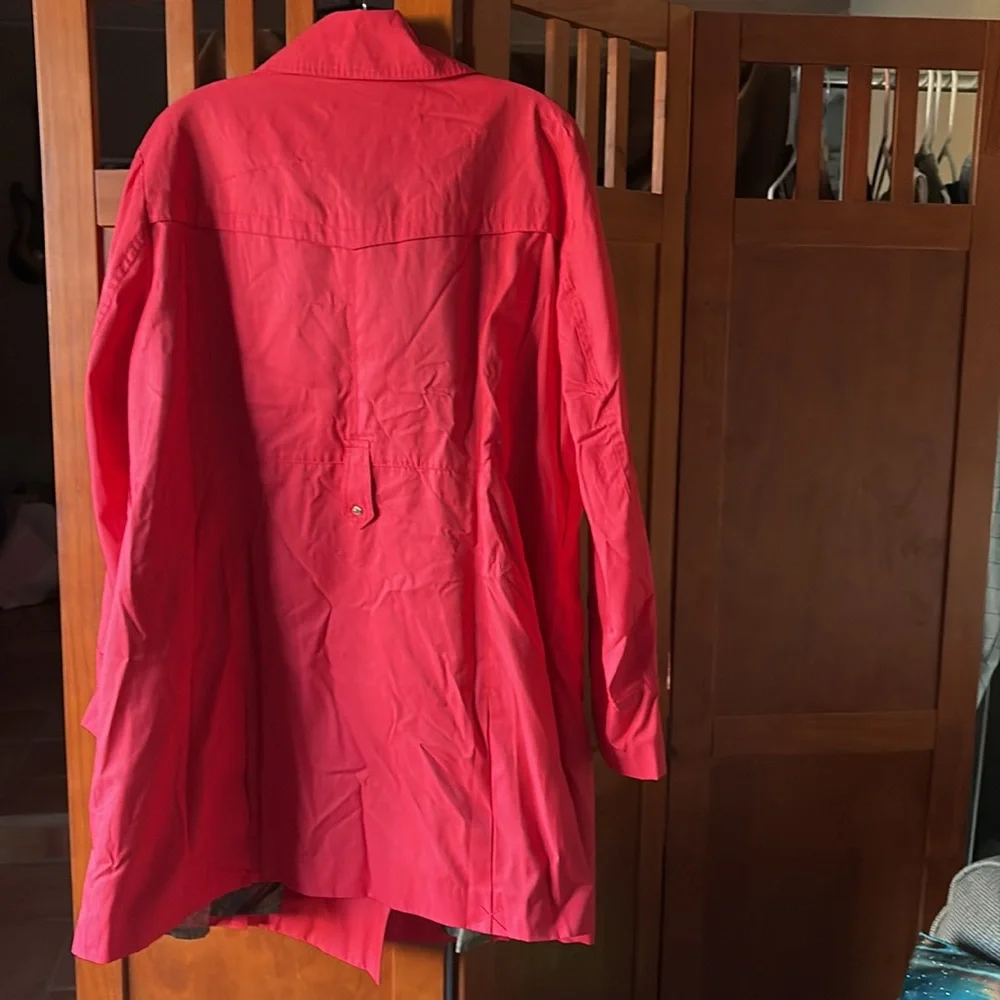 Michael Kors Double Breasted Gold Button and Zippers Trench Coat - Picture 7 of 12